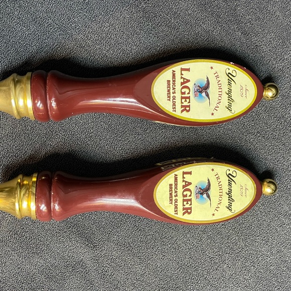 Yuengling Lager Tap Handles - Red and Gold - Picture 3 of 3